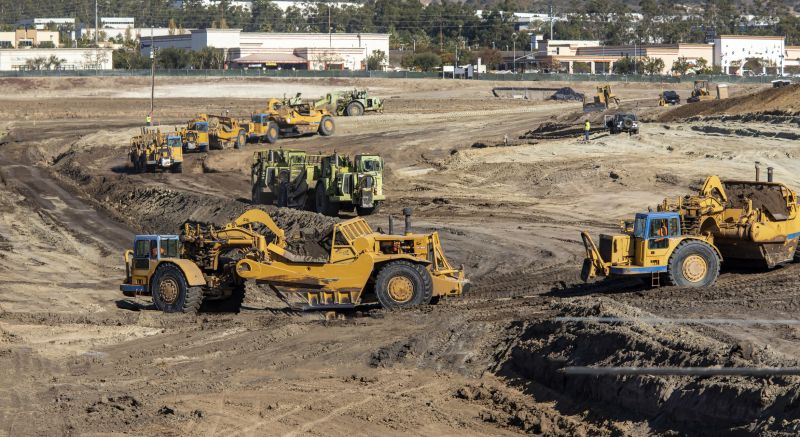 Heavy Machinery on Site