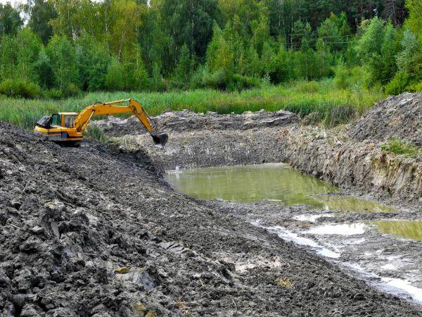 Fish Pond Digging in Clearfield