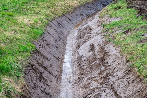 Drainage Ditch Excavation in Clearfield