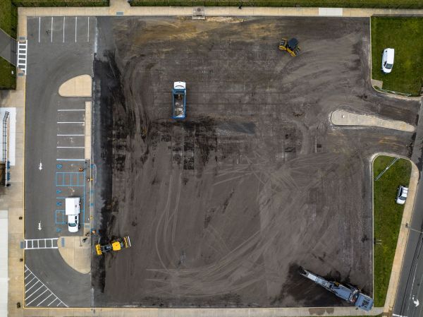 Parking Lot Excavation in Clearfield