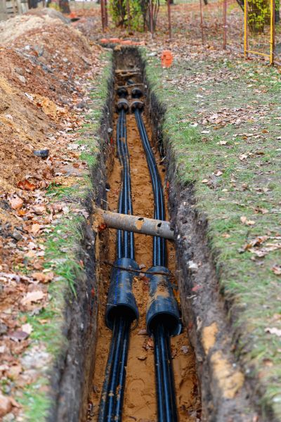 Electrical Line Excavation in Clearfield